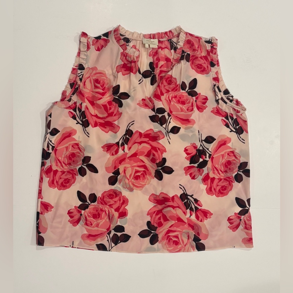 Kate Spade Rosa Sleeveless Silk Blouse size M